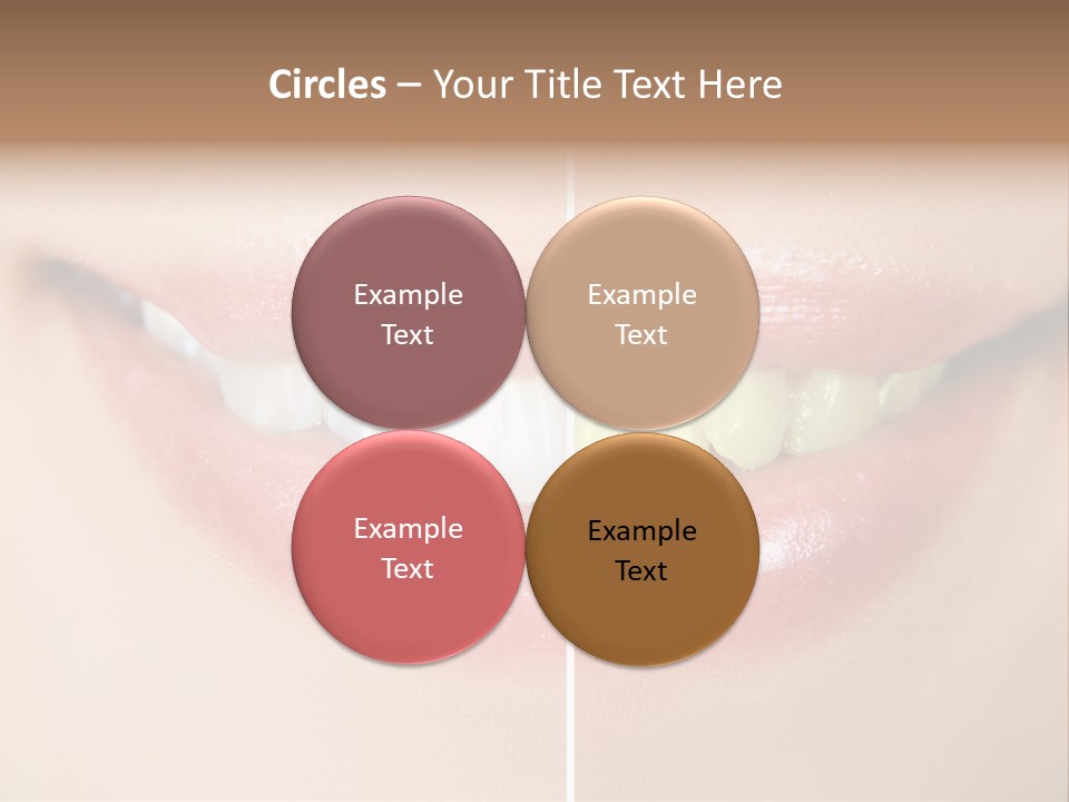 Beautiful Girl White PowerPoint Template