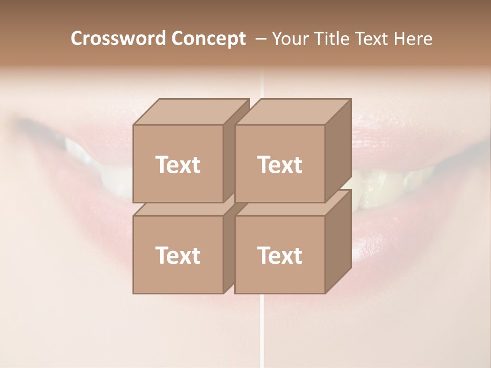 Beautiful Girl White PowerPoint Template