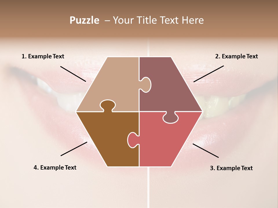 Beautiful Girl White PowerPoint Template