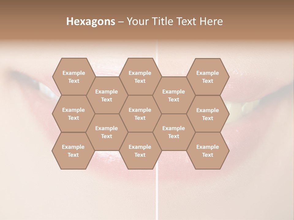 Beautiful Girl White PowerPoint Template