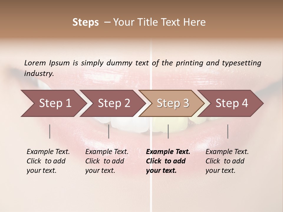 Beautiful Girl White PowerPoint Template