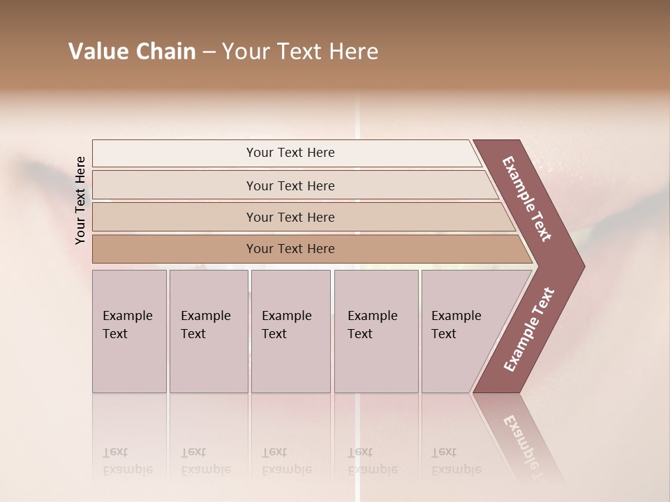 Beautiful Girl White PowerPoint Template