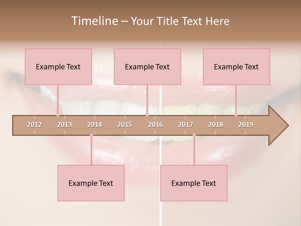 Beautiful Girl White PowerPoint Template