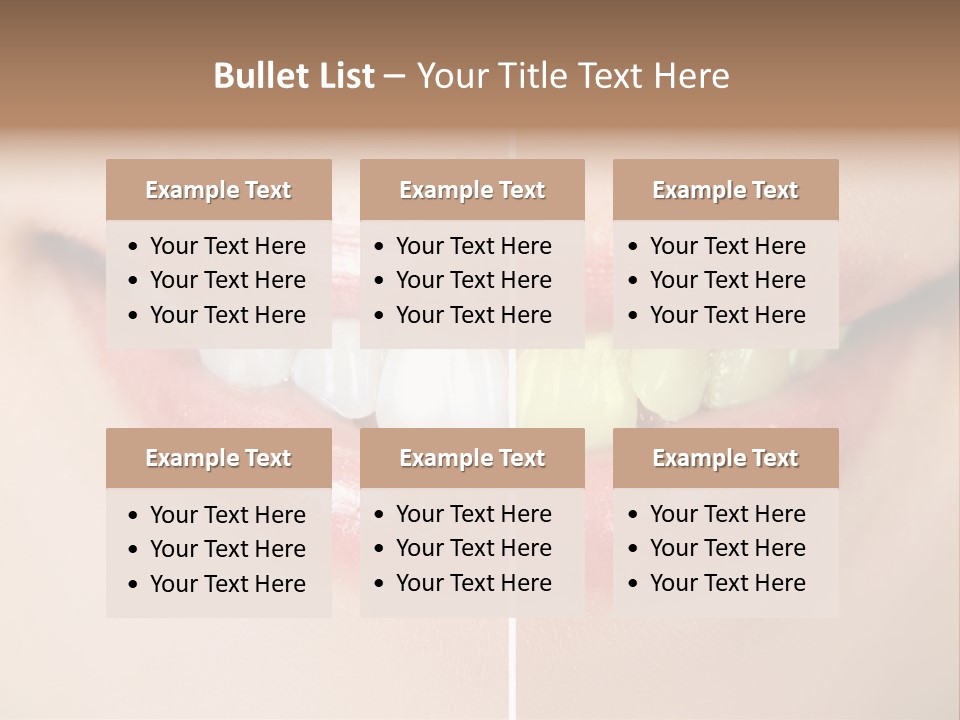 Beautiful Girl White PowerPoint Template