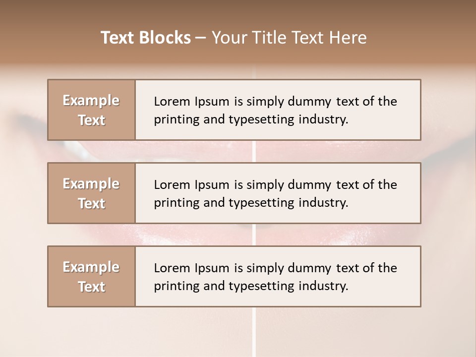 Beautiful Girl White PowerPoint Template