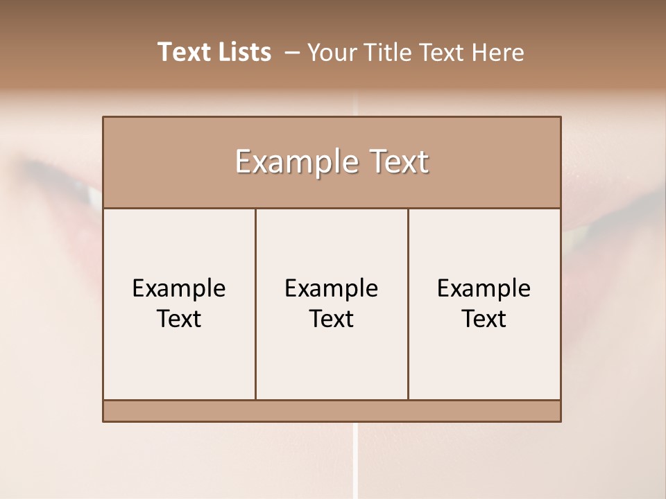 Beautiful Girl White PowerPoint Template