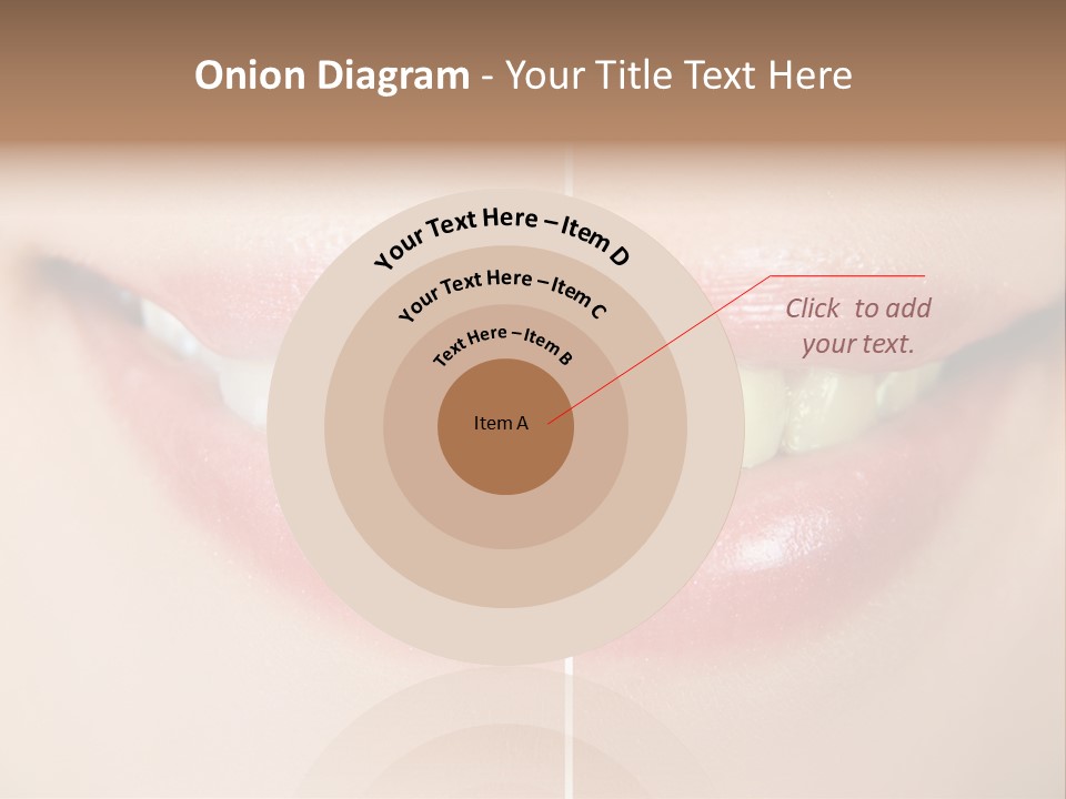 Beautiful Girl White PowerPoint Template