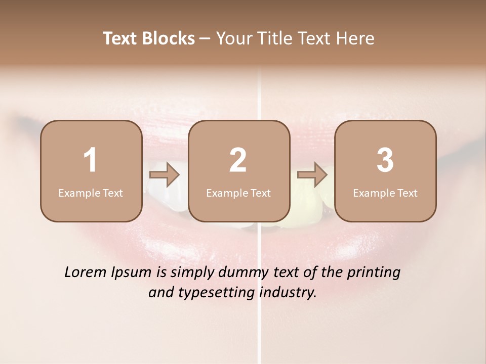 Beautiful Girl White PowerPoint Template