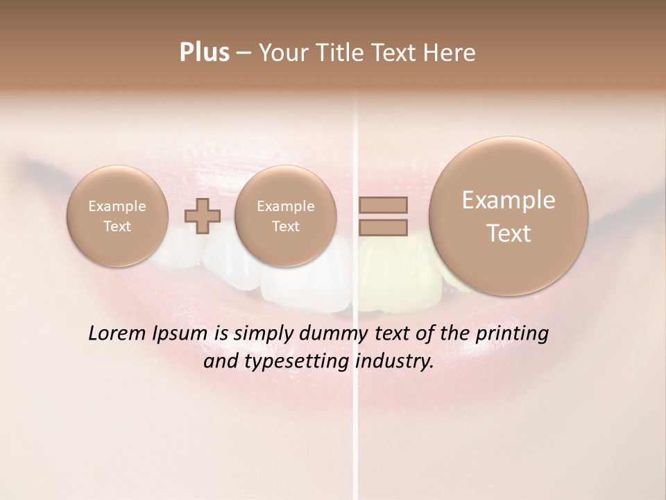 Beautiful Girl White PowerPoint Template