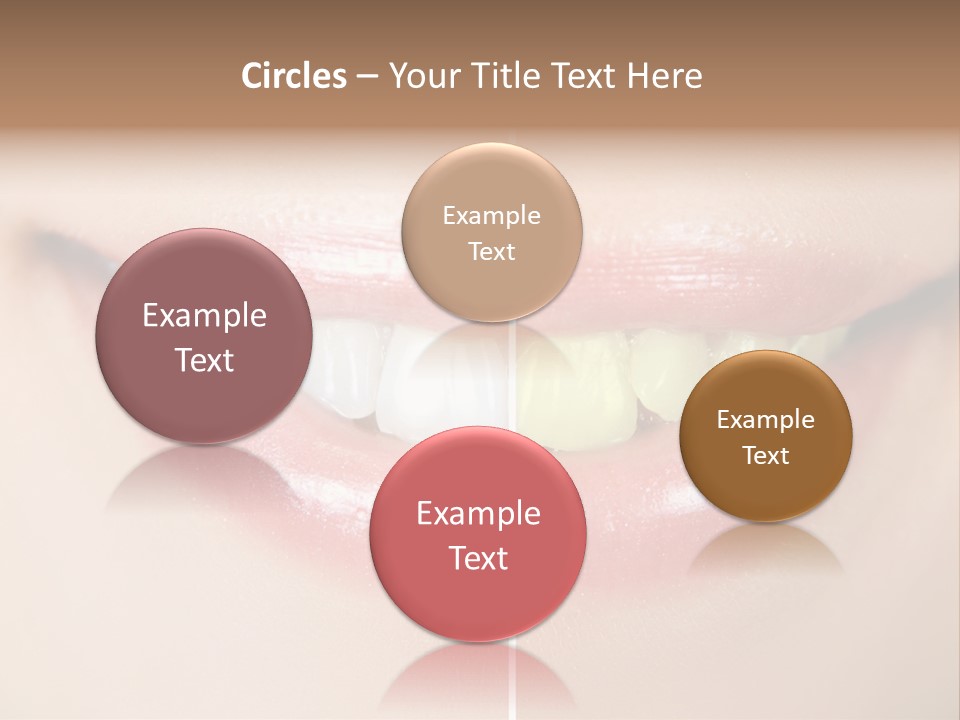 Beautiful Girl White PowerPoint Template