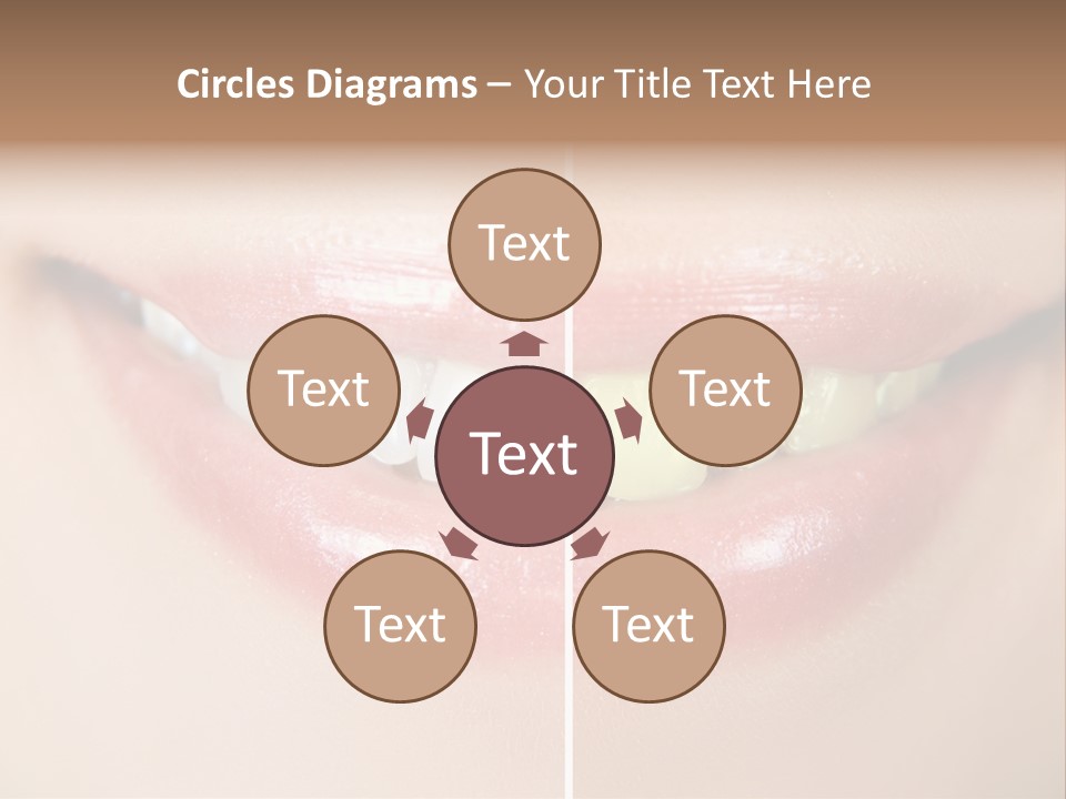 Beautiful Girl White PowerPoint Template