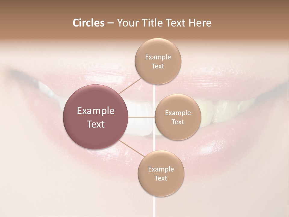 Beautiful Girl White PowerPoint Template