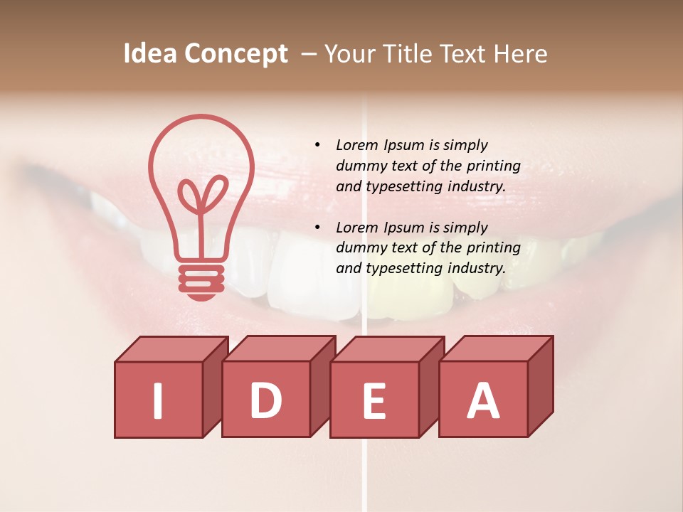 Beautiful Girl White PowerPoint Template