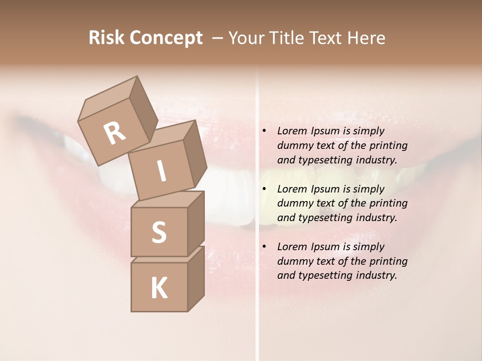 Beautiful Girl White PowerPoint Template