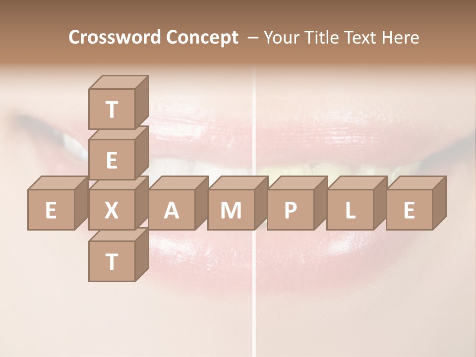 Beautiful Girl White PowerPoint Template