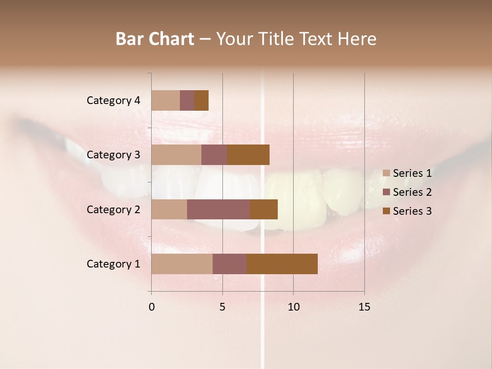 Beautiful Girl White PowerPoint Template