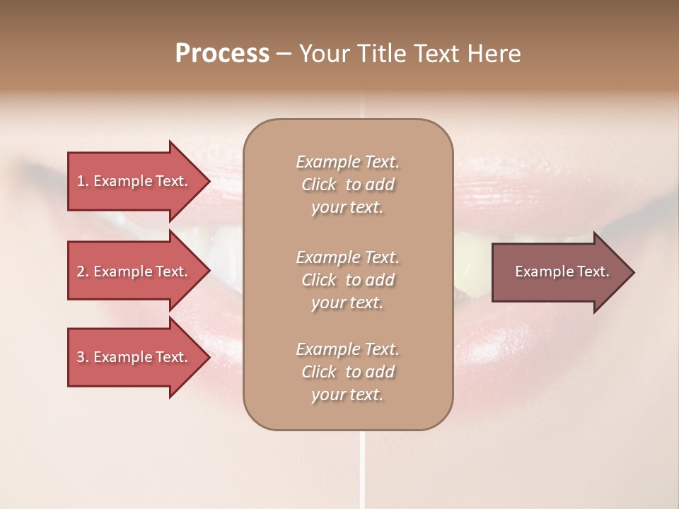 Beautiful Girl White PowerPoint Template