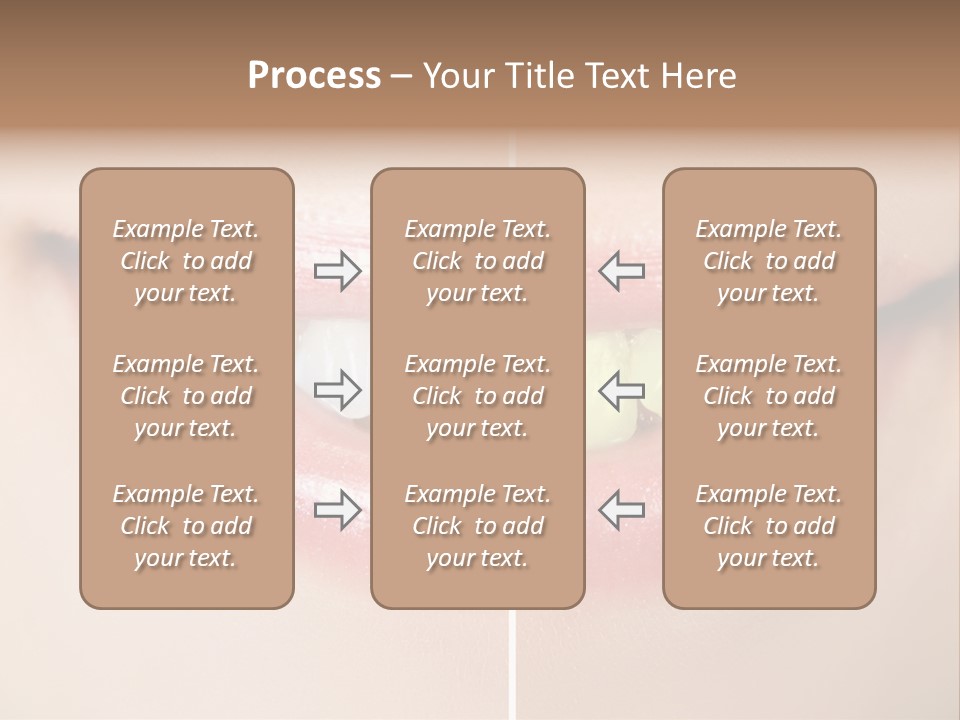 Beautiful Girl White PowerPoint Template