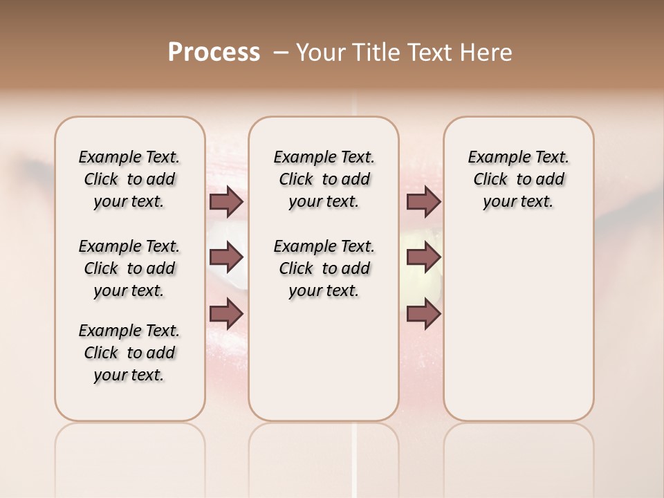 Beautiful Girl White PowerPoint Template