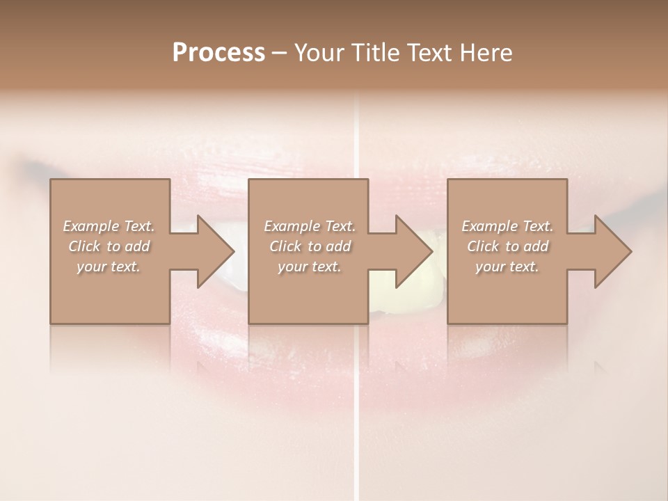 Beautiful Girl White PowerPoint Template