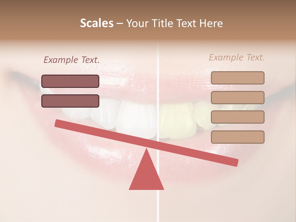 Beautiful Girl White PowerPoint Template