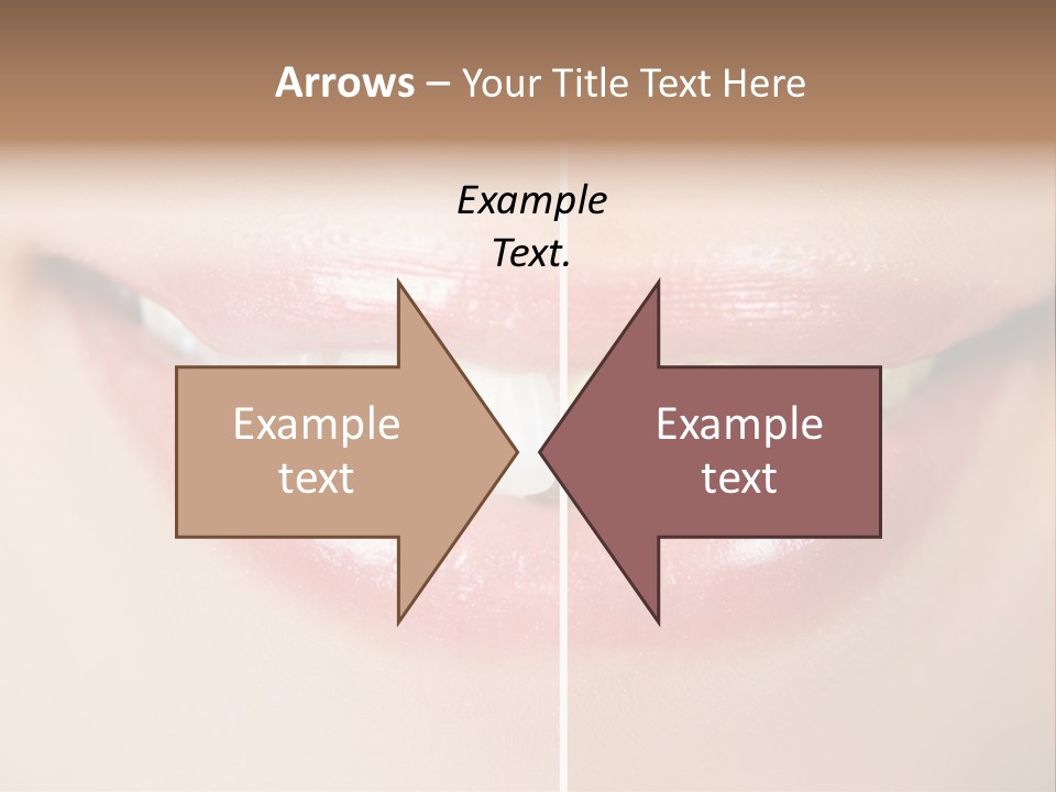 Beautiful Girl White PowerPoint Template