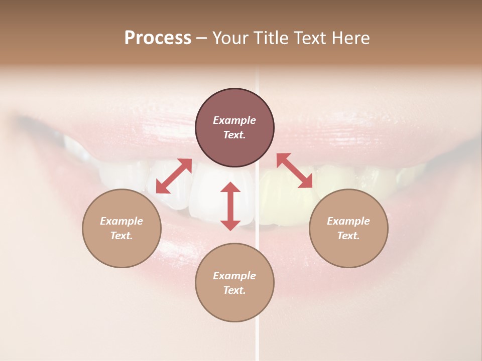 Beautiful Girl White PowerPoint Template