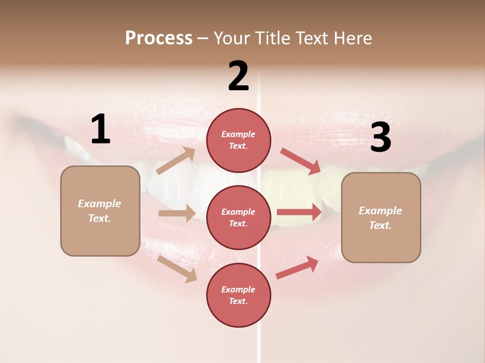 Beautiful Girl White PowerPoint Template