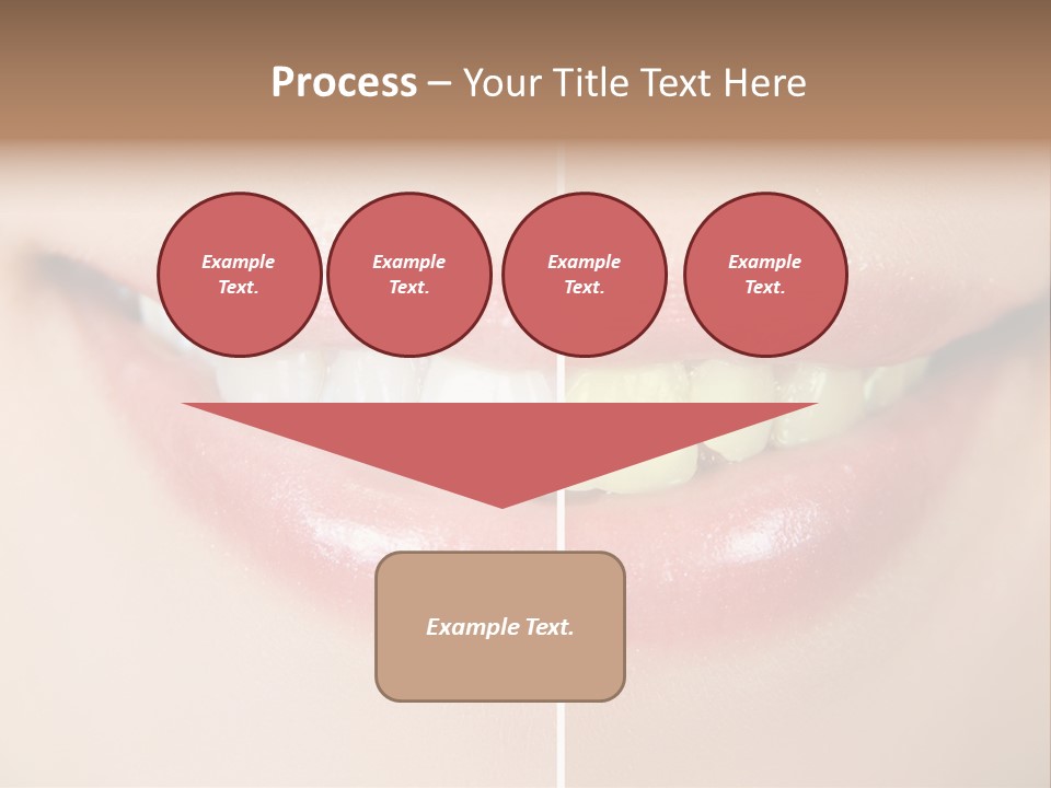 Beautiful Girl White PowerPoint Template