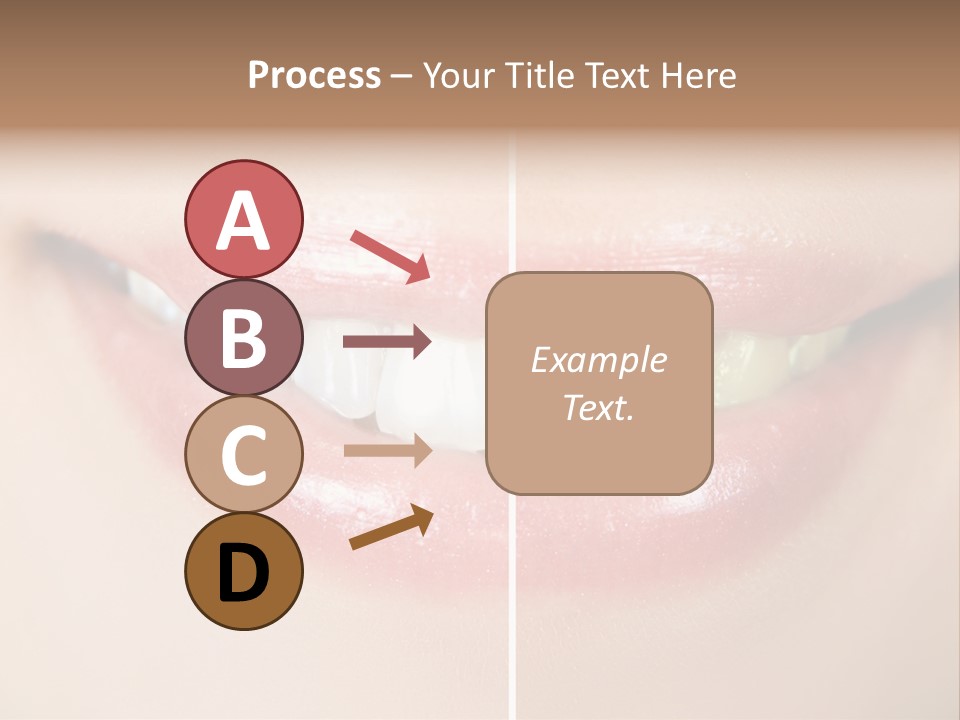 Beautiful Girl White PowerPoint Template