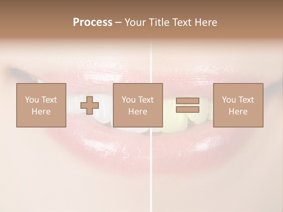 Beautiful Girl White PowerPoint Template