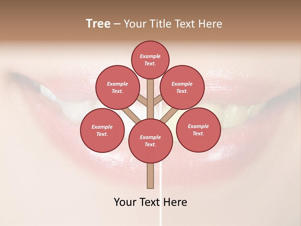 Beautiful Girl White PowerPoint Template