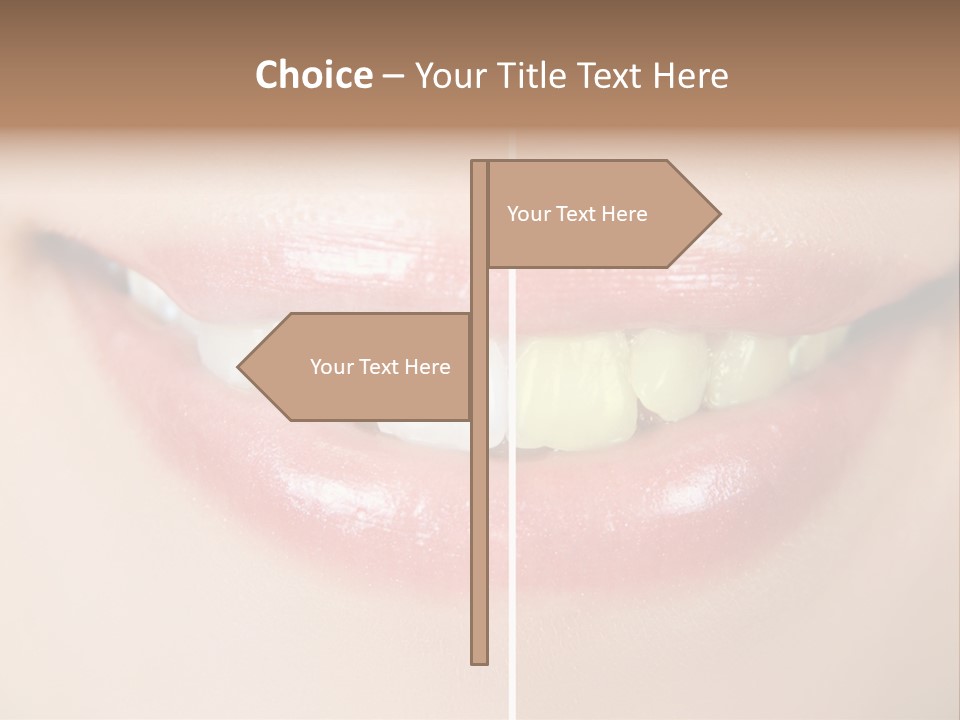 Beautiful Girl White PowerPoint Template