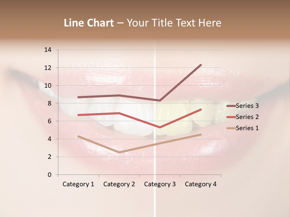 Beautiful Girl White PowerPoint Template