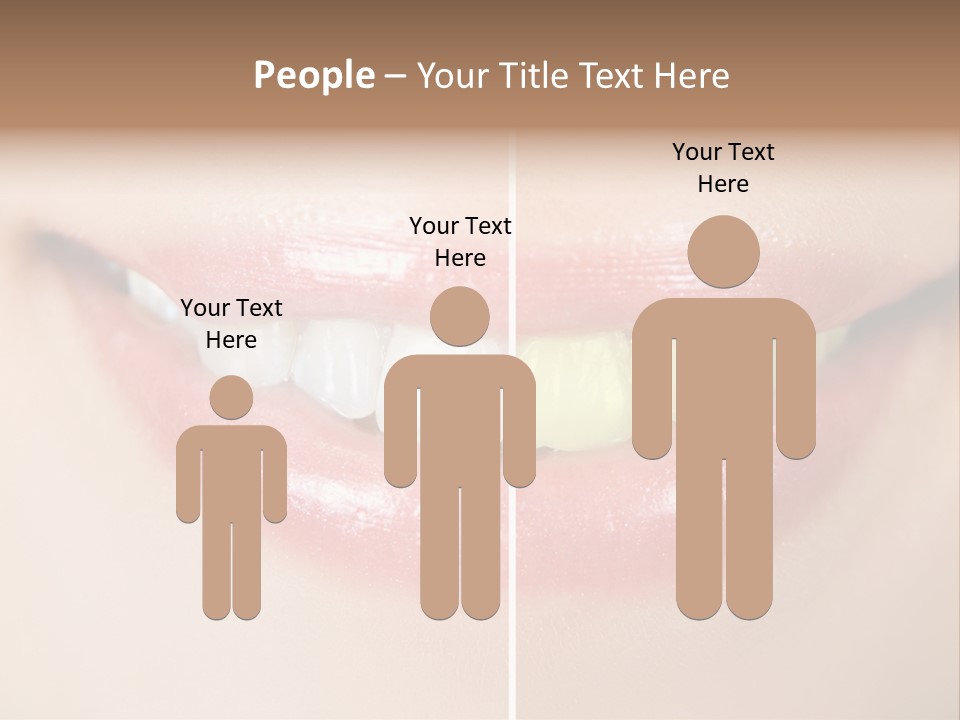 Beautiful Girl White PowerPoint Template