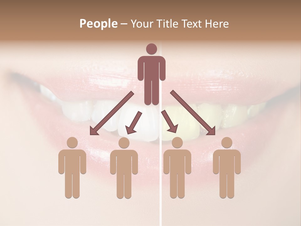 Beautiful Girl White PowerPoint Template