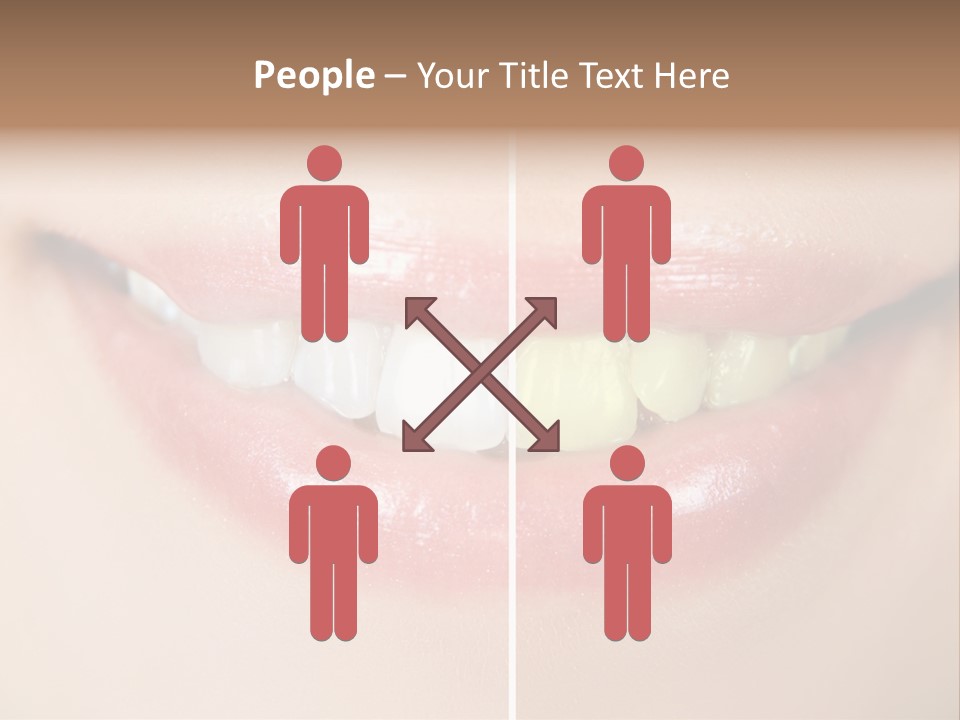 Beautiful Girl White PowerPoint Template