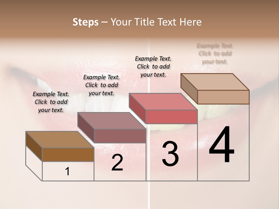 Beautiful Girl White PowerPoint Template