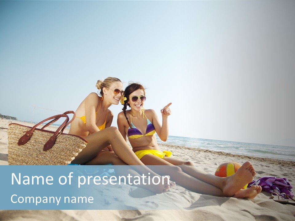 Relaxation Youth Culure Girls PowerPoint Template