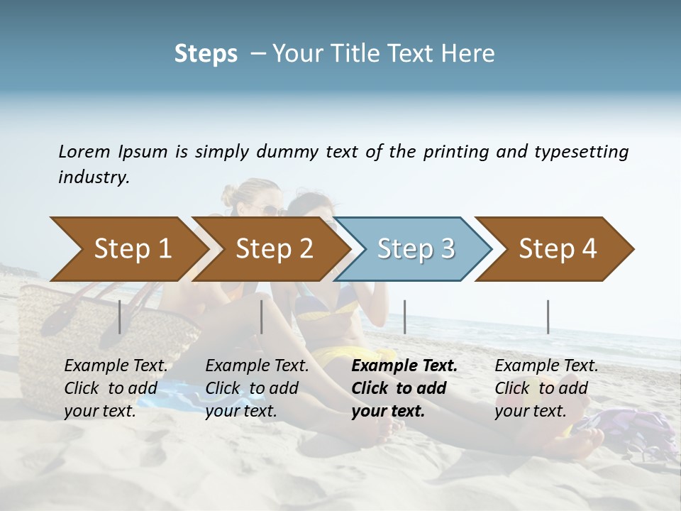 Relaxation Youth Culure Girls PowerPoint Template