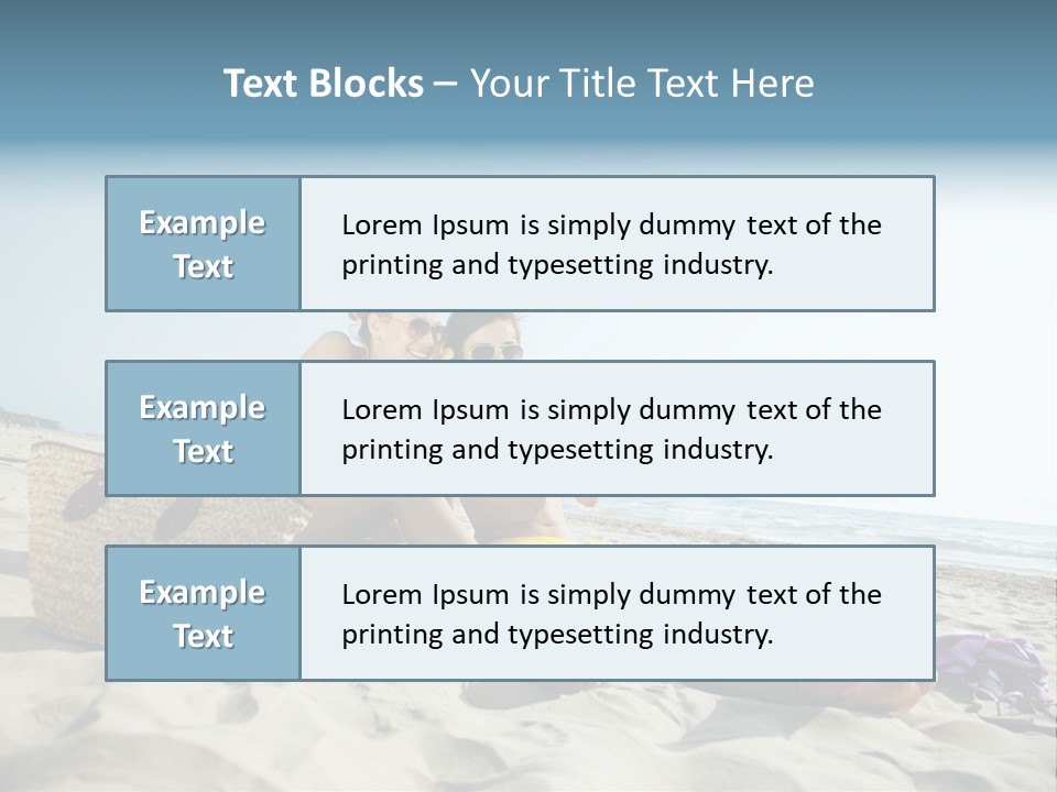 Relaxation Youth Culure Girls PowerPoint Template