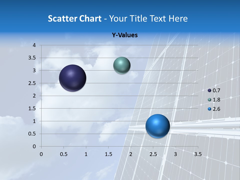 Modern Symbol Blue PowerPoint Template