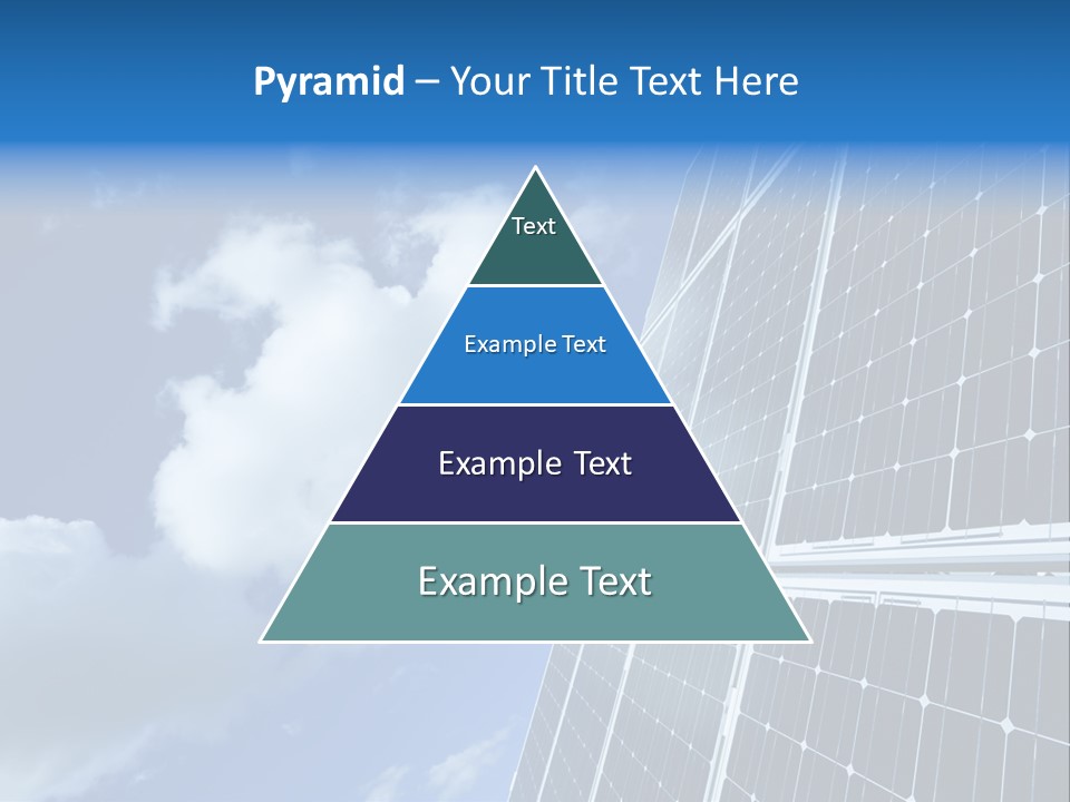 Modern Symbol Blue PowerPoint Template