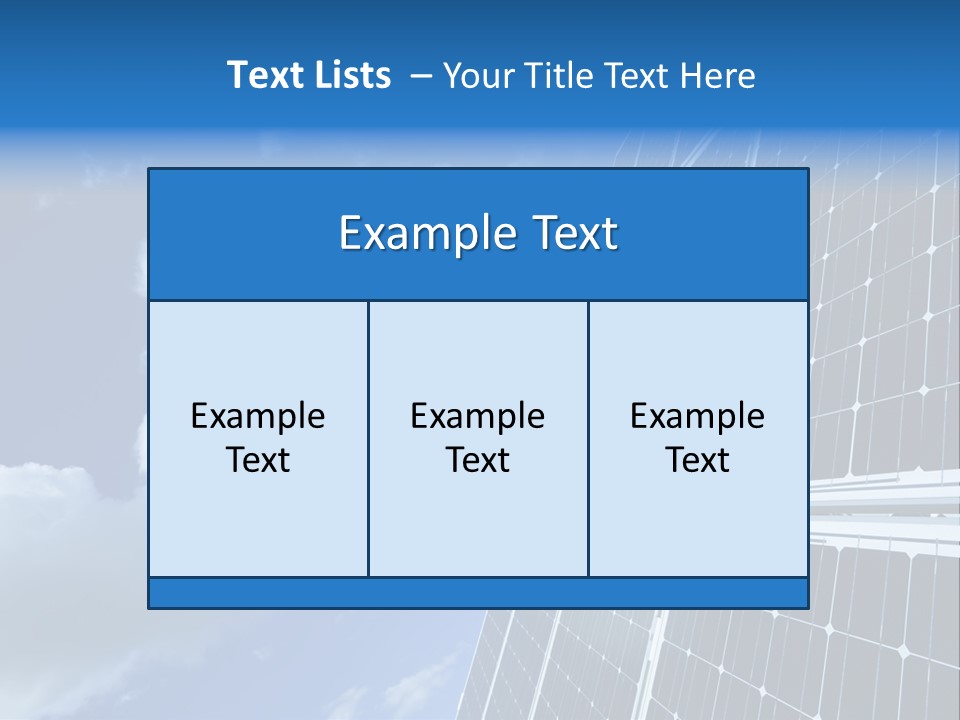 Modern Symbol Blue PowerPoint Template