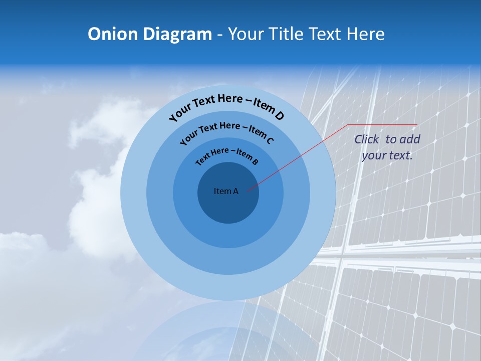 Modern Symbol Blue PowerPoint Template