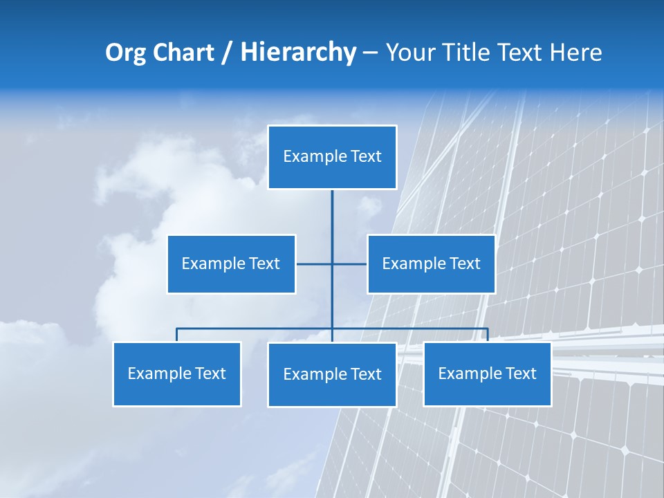 Modern Symbol Blue PowerPoint Template