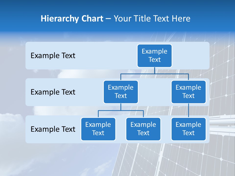 Modern Symbol Blue PowerPoint Template