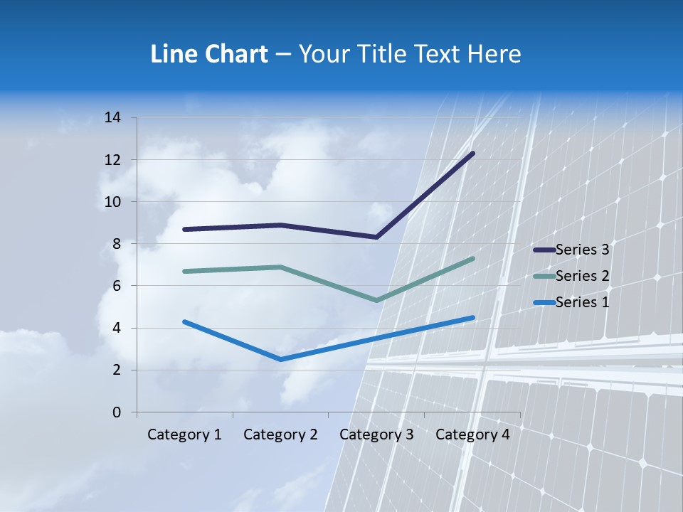 Modern Symbol Blue PowerPoint Template