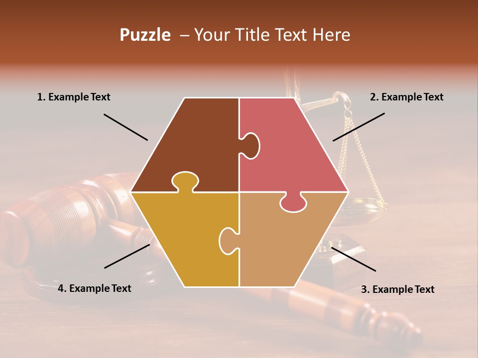 Legal System Symbol Equal PowerPoint Template