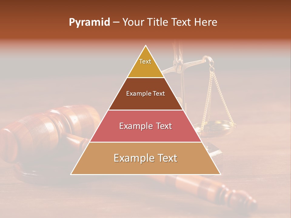 Legal System Symbol Equal PowerPoint Template